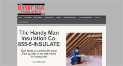 Desktop Screenshot of handymaninsulation.com